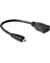Delock Adapter Micro HDMI-D(M)->HDMI-A(F) 23cm - nr 19