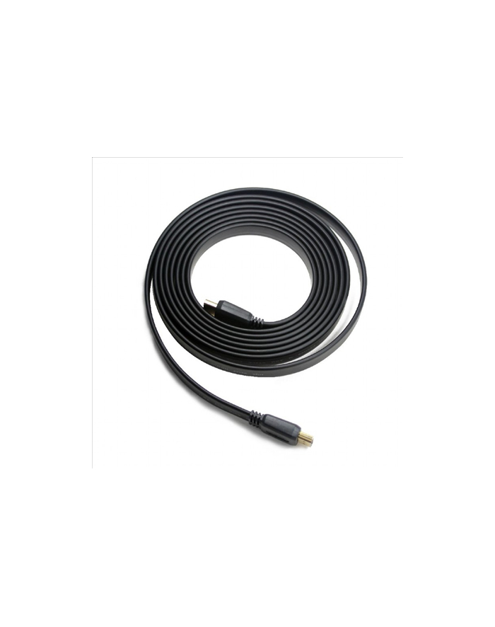 Gembird Kabel HDMI-HDMI v1.4 3D TV High Speed Ethernet  1M płaski (pozłacane końcówki) główny