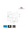 Maclean MC-597 17-37 vesa 200x200 20kg reg uchwyt do monitora TV - nr 2