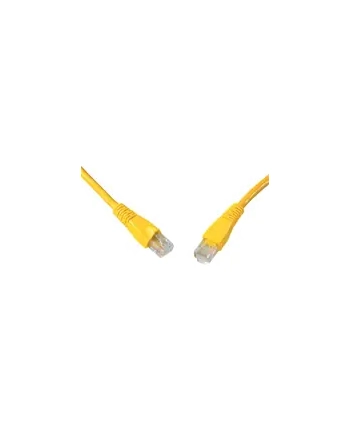 Solarix patchcord kat. 5e UTP PVC, osłonka nasuwana, 3m zółty