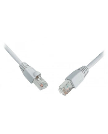 Solarix patchcord kat. 5e SFTP PVC, osłonka nasuwana, 10m, szary nr 1