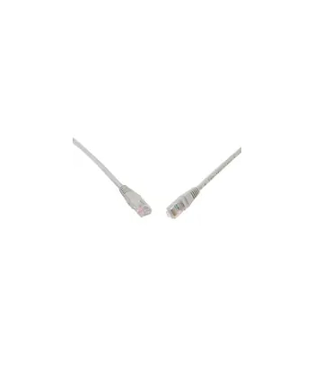 Solarix patchcord kat. 6 UTP PVC, osłonka zalewana, 2m szary