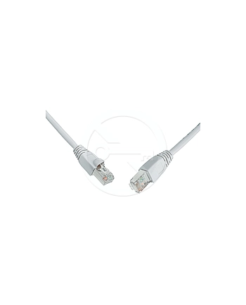 Solarix patchcord kat. 6 SFTP PVC, osłonka nasuwana, 15m szary