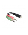 Delock Adapter Mini Jack(M)x2 -> Mini Jack(F) 4-Pin 12cm - nr 12
