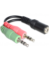 Delock Adapter Mini Jack(M)x2 -> Mini Jack(F) 4-Pin 12cm - nr 1