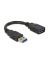 Delock Przedłużacz USB 3.0 AM-AF 15cm - nr 7