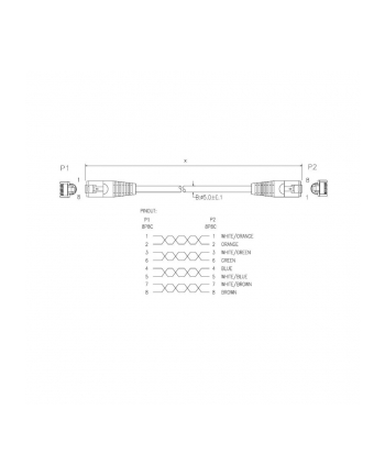 ART PATCHCORD UTP 5e 2m szary oem