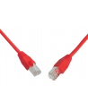 Solarix patchcord kat. 5e UTP PVC, osłonka nasuwana, 3m czerwony - nr 1