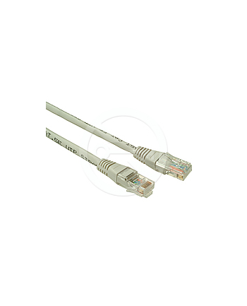 Solarix patchcord kat. 6 UTP PVC, osłonka zalewana, 5m szary