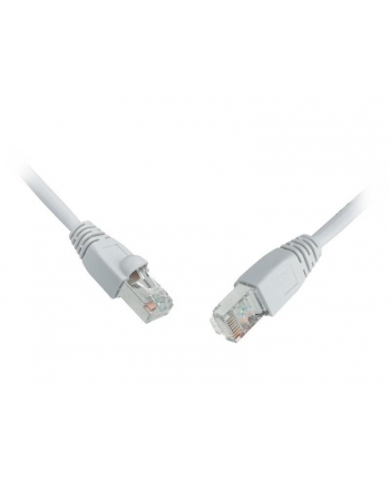 Solarix patchcord kat. 6 SFTP PVC, osłonka nasuwana, 15m szary