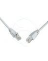 Solarix 10G patchcord 6A SFTP LSOH, osłonka nasuwana, 1m, szary - nr 1