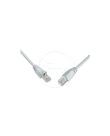 Solarix 10G patchcord 6A SFTP LSOH, osłonka nasuwana, 1m, szary