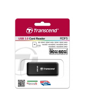 TRANSCEND Card Reader F5, USB 3.0, Black nr 2
