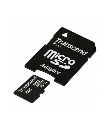 TRANSCEND Micro SDHC Class 10 UHS-I 600x, MLC, 8GB (Ultimate) + adapter