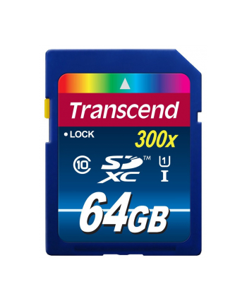 TRANSCEND SDXC Class 10 UHS-I 300x, 64GB (Premium)