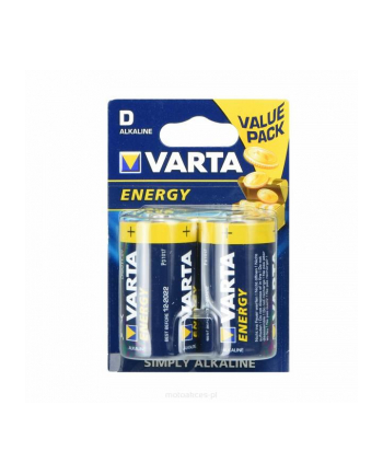 Varta Baterie Alkaliczne R20 typD 2szt energy