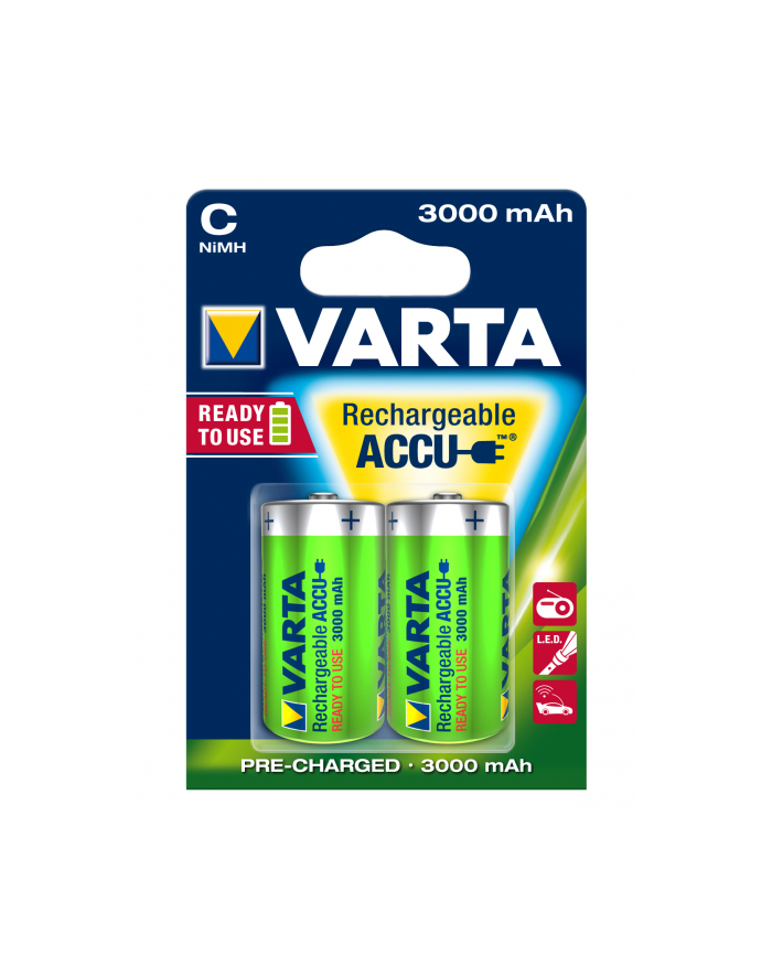 Varta Akumulator R14 3000mAh 2szt ready 2 use główny