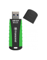 TRANSCEND USB Flash Disk JetFlash®810, 64GB, USB 3.0, Black/Green (wodoodporny, odporny na wstrząsy) - nr 39