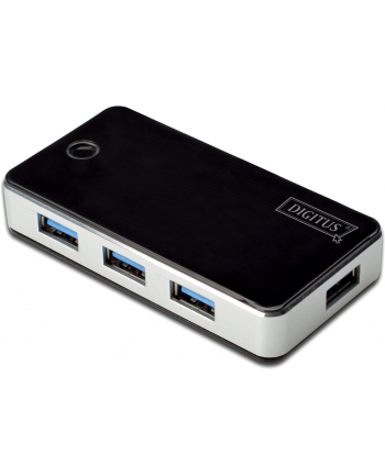 Digitus Hub USB 3.0 4-portowy SuperSpeed 5Gbps, czarny