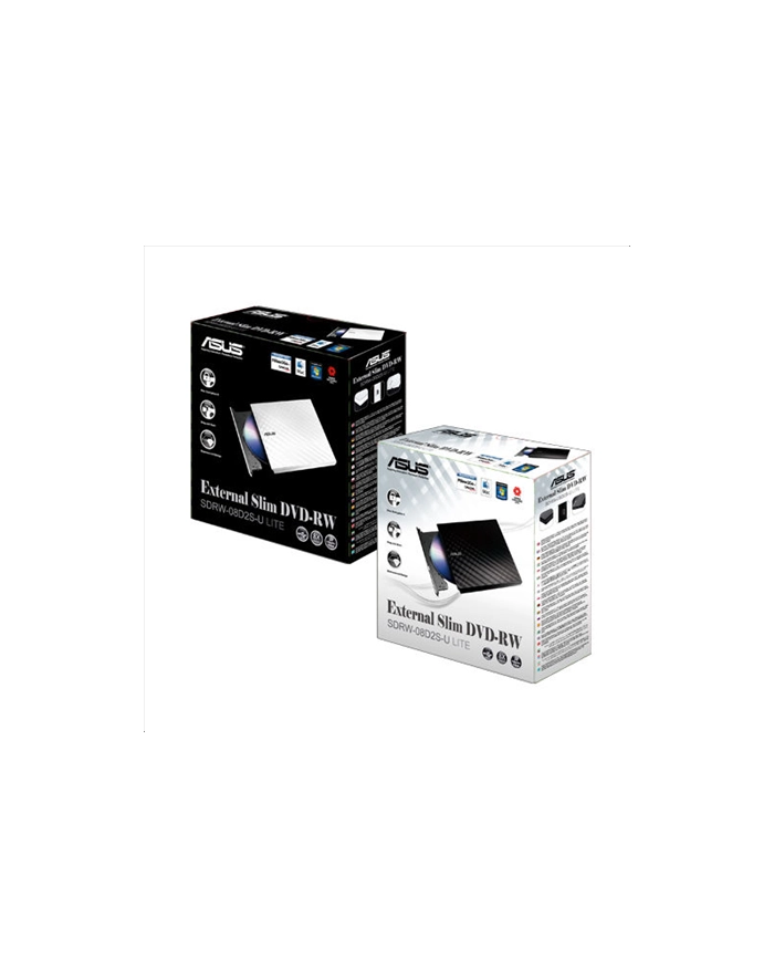 ASUS SDRW-08D2S-U LITE, White / 8x DVD, 24x CD / 1 MB / USB2.0 główny