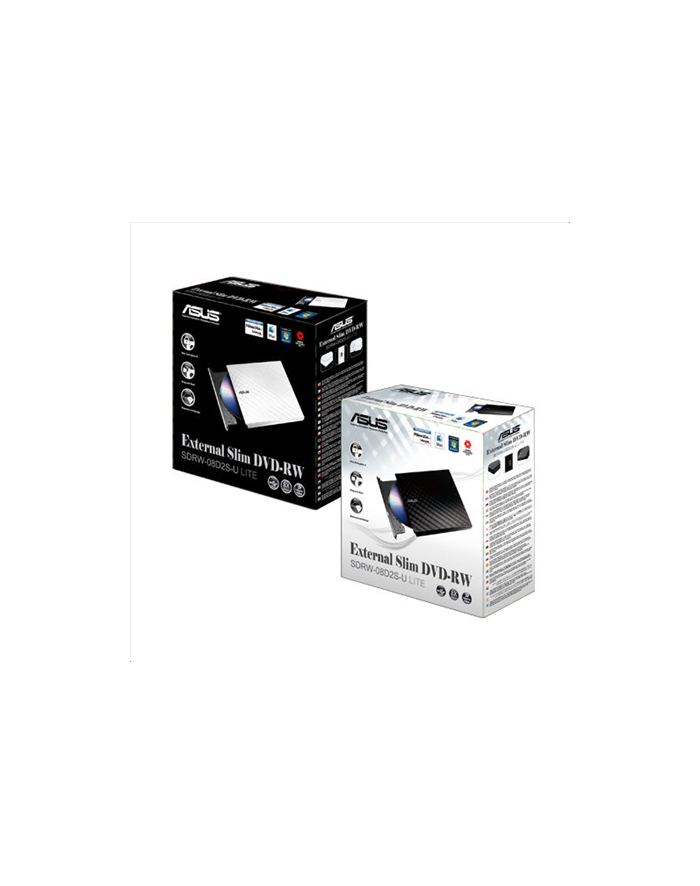 ASUS SDRW-08D2S-U LITE, White / 8x DVD, 24x CD / 1 MB / USB2.0 główny