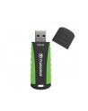 TRANSCEND USB Flash Disk JetFlash®810, 64GB, USB 3.0, Black/Green (wodoodporny, odporny na wstrząsy) - nr 23