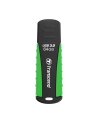 TRANSCEND USB Flash Disk JetFlash®810, 64GB, USB 3.0, Black/Green (wodoodporny, odporny na wstrząsy) - nr 28