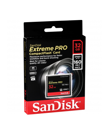 Sandisk karta Compact Flash Extreme 32GB (transfer 160 MB/s)