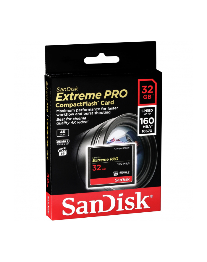 Sandisk karta Compact Flash Extreme 32GB (transfer 160 MB/s) główny