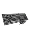 Zestaw przewodowy Klaw. PS2 Mysz A4-Tech  - KM-72620D, US Black - nr 10
