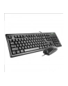 Zestaw przewodowy Klaw. PS2 Mysz A4-Tech  - KM-72620D, US Black - nr 21