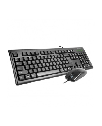 Zestaw przewodowy Klaw. PS2 Mysz A4-Tech  - KM-72620D, US Black