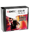 Emtec płyta  CD R |700MB| 52X | 80 MIN| slim 10-pak| - nr 1