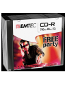 Emtec płyta  CD R |700MB| 52X | 80 MIN| slim 10-pak| - nr 3