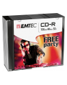Emtec płyta  CD R |700MB| 52X | 80 MIN| slim 10-pak| - nr 8