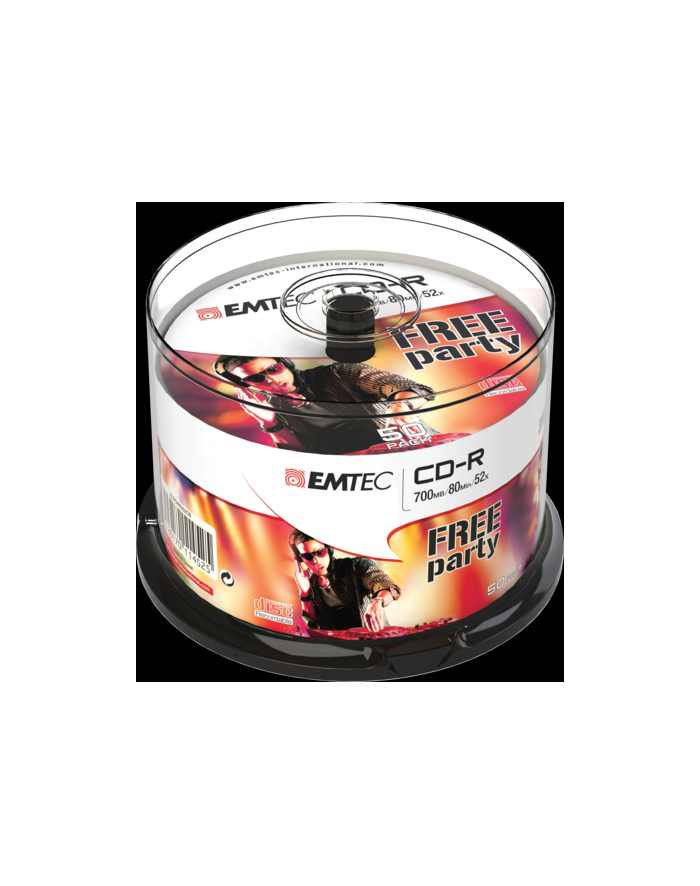 Emtec płyta CD-R  [ cakebox 50 | 700MB | 52x ] główny