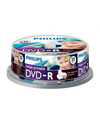 DVD-R Philips [ cake box 25 | 4.7GB | 16x ] do nadruku