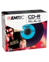 Emtec płyta CD-R  vinylowa  700MB| 52x|slim 10-pak ] - nr 9
