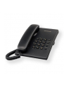 Panasonic KX-TS500FXB Corded phone, Black, Wall-mount option, Last Number Redial, Flash, Volume Control (6 levels), 3-Step Ringer Selector, Tone/Pulse - nr 1