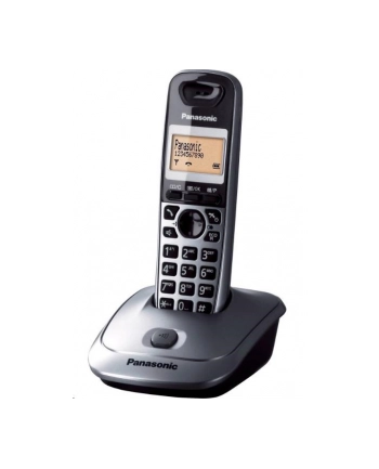 Panasonic KX-TG2511FXM Cordless phone, Silver /  LCD / Memory 50 numbers / Memory for 50 incoming numbers /  (5 levels) Auto-repeat, dialing station number, ringtone 10, selectable 16 tone / Wall-mount option nr 1