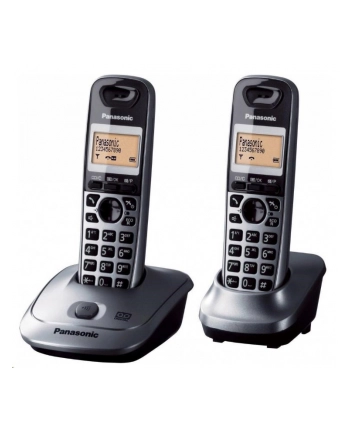 Panasonic KX-TG2512FXT Cordless phones, Black /  LCD display/ Memory 50 numbers / Memory for 50 incoming numbers / Auto-repeat, dialing station number, ringtone 10, selectable tone 32 /   MUTE, FLASH, HOLD functions  / SMS / Wall-mount option nr 1