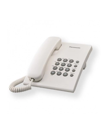 Panasonic KX-TS500FXW Corded phone, White, Wall-mount option, Last Number Redial, Flash, Volume Control (6 levels), 3-Step Ringer Selector, Tone/Pulse nr 2