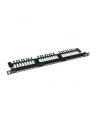 Solarix 19'' patch panel UTP CAT5E 24xRJ45 vyvaz.lištou czarny z 0,5 U - nr 5