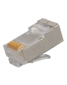 Solarix modular plug 8p8c CAT6 folded shielded for wire (100p) - nr 2