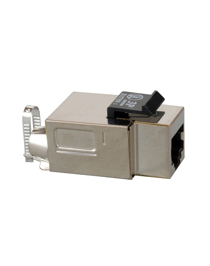 Solarix STP CAT5e RJ45 Keystone czarny samogwintująca główny