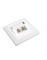 Solarix gniazdo 2 x CAT5e UTP RJ45 podtynkowy biały - nr 4