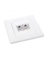 Solarix gniazdo 2 x CAT5e UTP RJ45 podtynkowy biały - nr 6