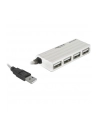 Delock USB 3.0 zewnętrzny HUB 4 porty SLIM - nr 1