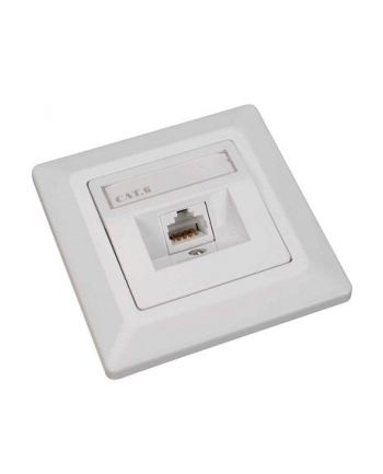 Solarix outlet CAT6 STP 1 x RJ45 podtynkowy biały nr 2