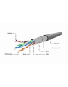 Gembird kabel instalacyjny FTP, 4x2, kat. 5e, CCA, linka AL-CU, 100m, szary - nr 10